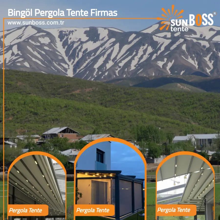 Bingöl Pergola Tente Firması